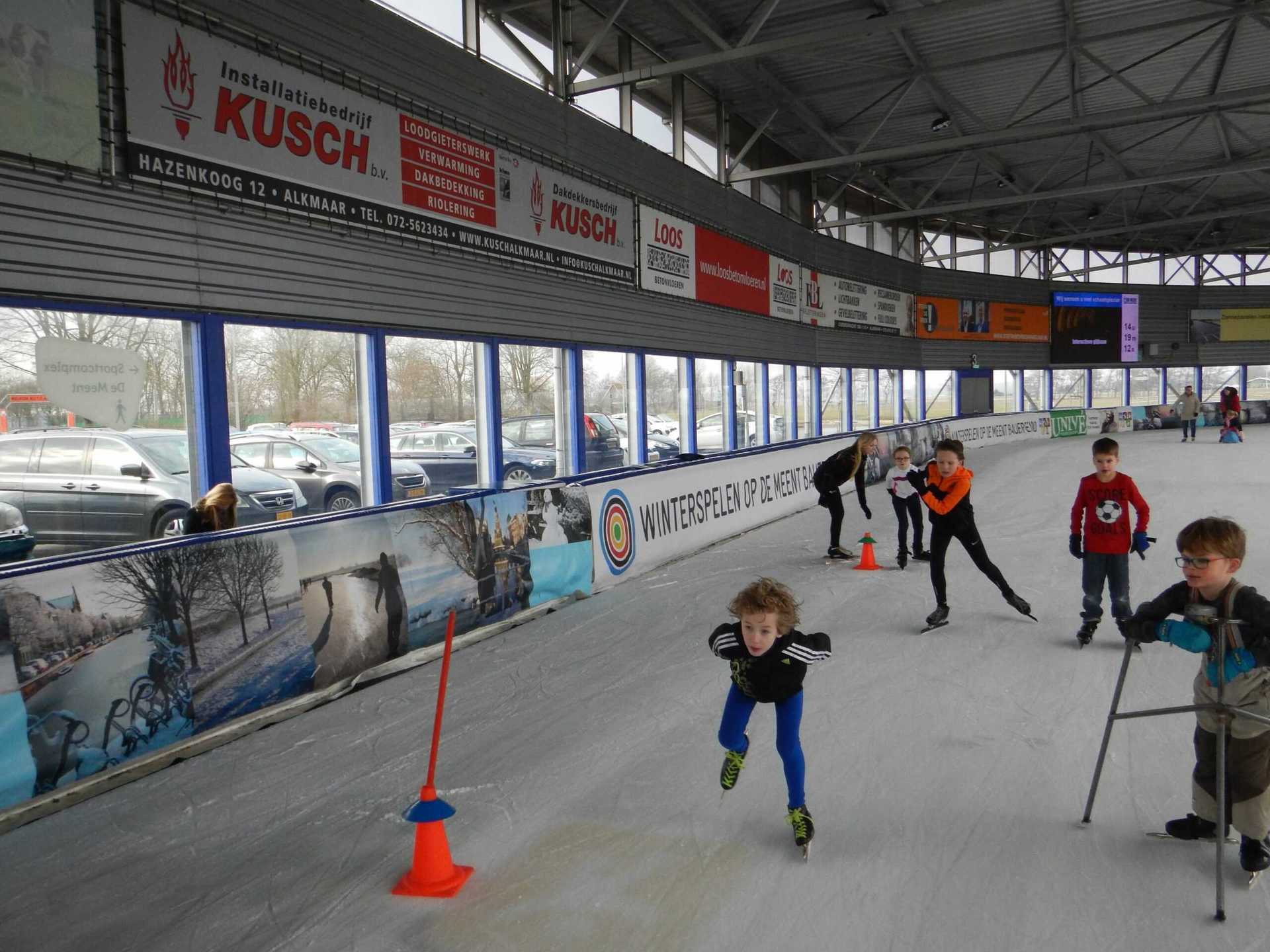 Jeugdschaatsen bij In Balans Alkmaar