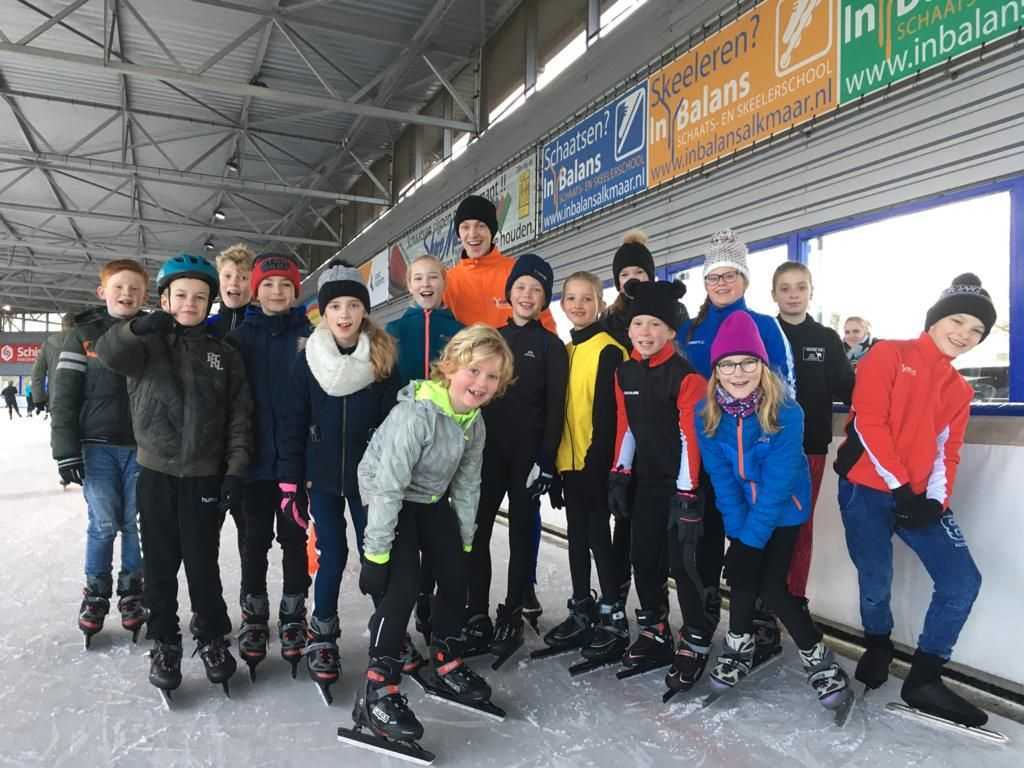 Jeugdschaatsen bij In Balans Alkmaar